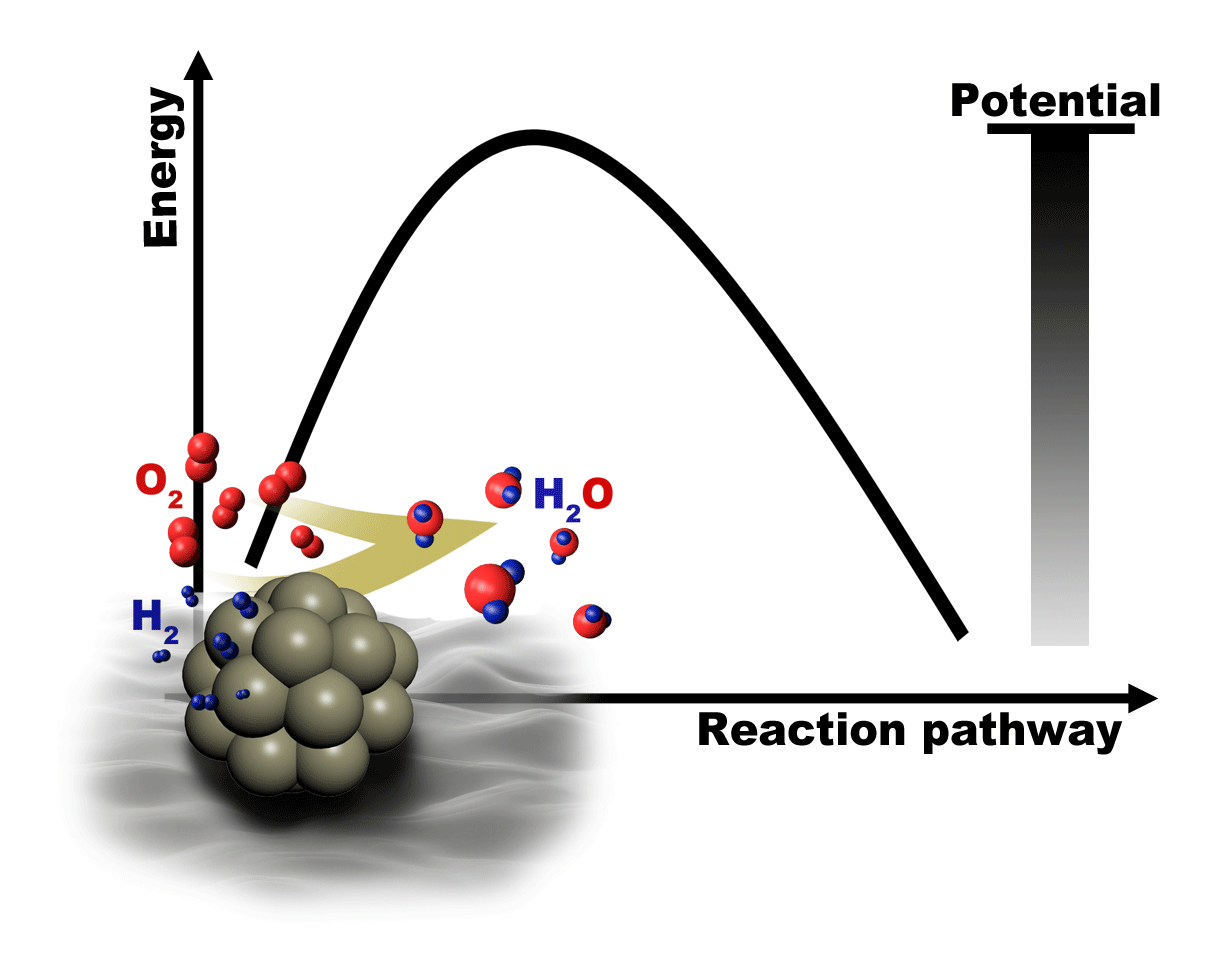Electrocatalysis reaction scheme